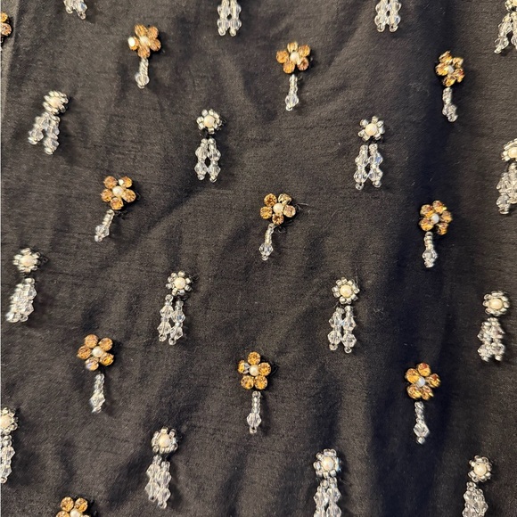 New Sani Payal Embellished Shift Mini Dress in color Black Diamond - Picture 4 of 13